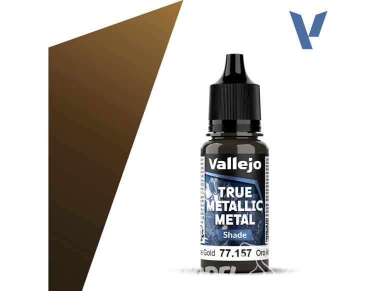 Vallejo Peinture True Metallic Metal 77157 Or arcanique Shade 18ml