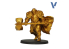 Vallejo Peinture True Metallic Metal 77163 Or impérial Aerographe 18ml
