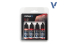 Vallejo Peinture True Metallic Metal 77254 Set peinture Ruby Red 4x18ml