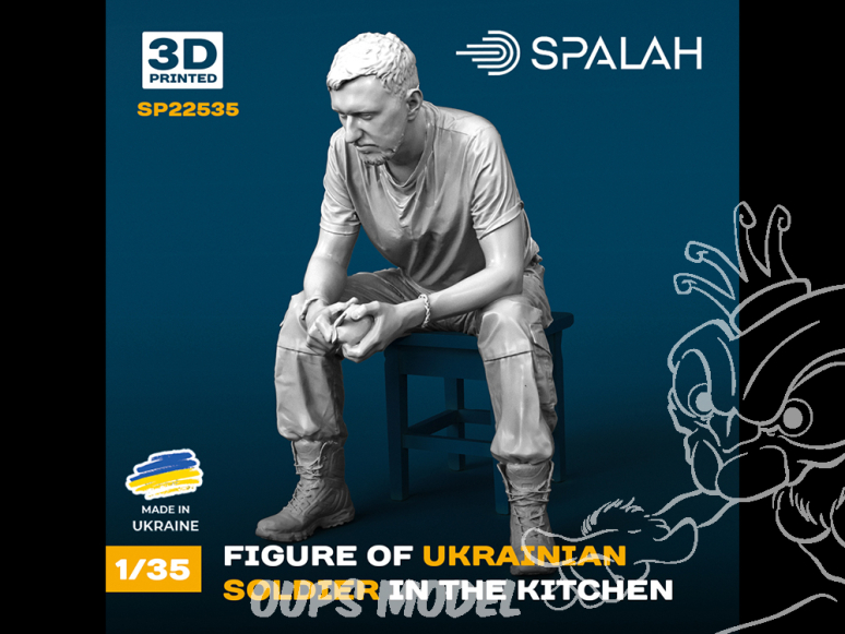 Spalah kit figurine SP22635 Soldat ukrainien corvée de patate impression 3D SPALAH 1/35
