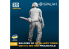 Spalah kit figurine SP24435 Soldat d'une équipe d'artillerie avec un projectile de 100 mm ukrainien 1/35