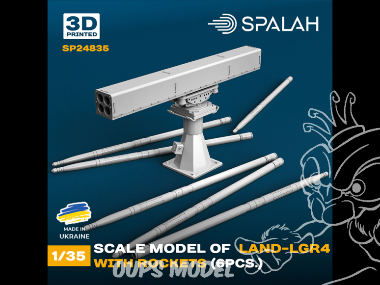 Spalah kit figurine SP24835 LAND-LGR4 avec roquettes 1/35