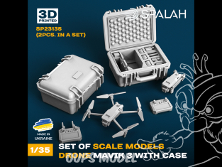 Spalah kit SP23135 Drone Mavik avec étui 2 pièces 1/35