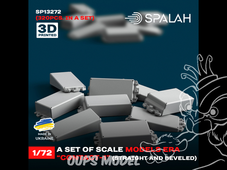 Spalah kit figurine SP13272 ERA "Contact-1" droit et biseauté 320 pièces 1/35