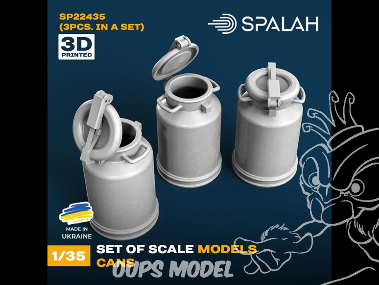 Spalah kit figurine SP22435 Pot à lait 3 pièces 1/35