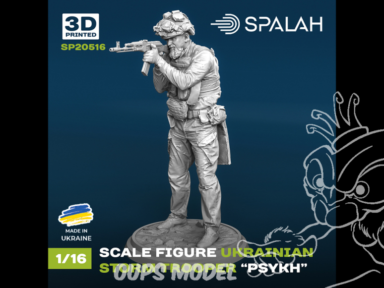 Spalah kit figurine SP20516 Psykh, soldat d'assaut ukrainien 1/16