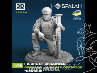 Spalah kit figurine SP22816 Opérateur de lance-grenades ukrainien Denchik 1/16