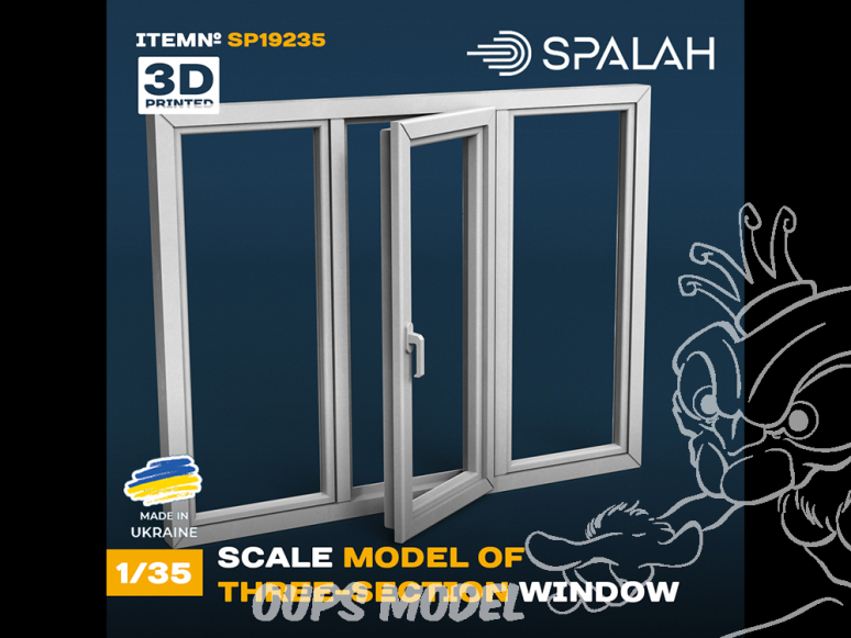 Spalah SP19235 Fenetre 3 sections 1/35