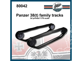 FC MODEL TREND accessoire résine 80042 Chenilles famille Panzer 38(t) 1/76
