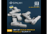 Spalah SP17835 Pistolets Glock-17 5 pièces 1/35