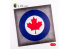 Kelik KS48033 Base Rond Canada en acrylique de 3 mm d'épaisseur 240 x 240 mm 190 g échelles 1/72 et 1/48
