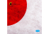 Kelik KS72093 Base drapeau Japon en acrylique 3 mm 280 x 180 mm 170g 1/72