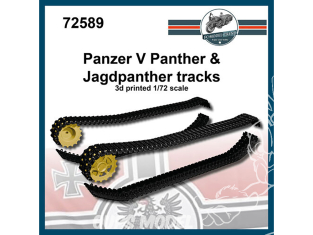 FC MODEL TREND accessoire résine 72589 Chenilles Panzer V Panther & Jagdpanther 1/72