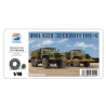 Toucan kit TC3D015 Pneus 3D URAL 4320 6pi&egrave;ces 1/35