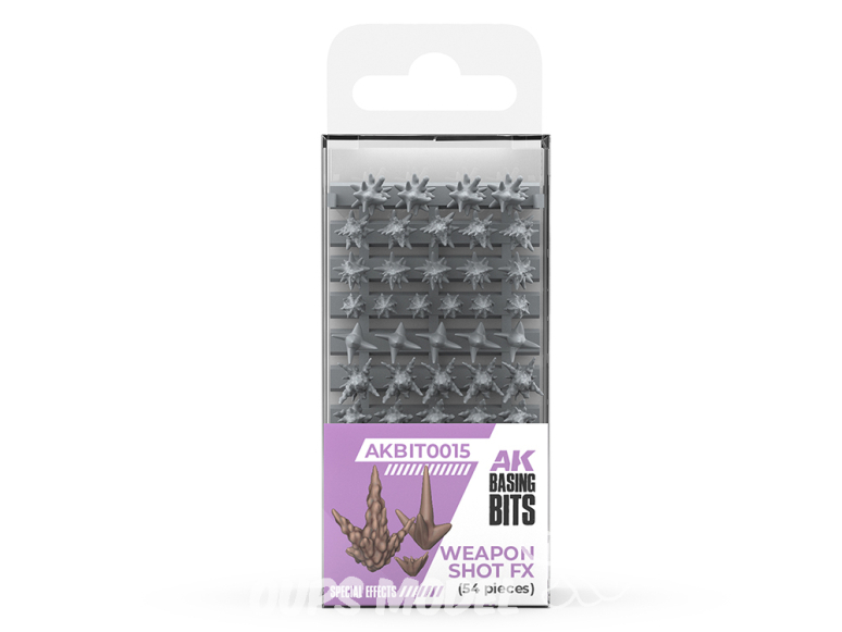 AK interactive AK BASING BITS AKBIT0015 EFFETS SPÉCIAUX ARME TIR
