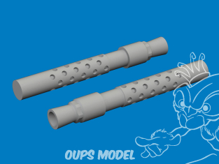 Eduard kit d'amelioration brassin print 632211 Gun barrels Messerschmitt Bf 109K-4 Kotare 1/32