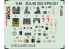 Eduard Space décalques 3D 3DL48262 P-400 Arma Hobby 1/48