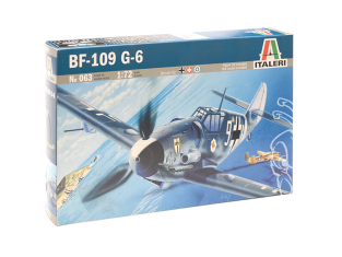italeri maquette avion 0063 Messerschmitt BF-109 G-6 1/72