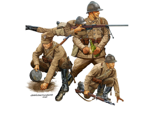 IBG maquette militaire 35050 Ensemble de figurines de cavaliers polonais uhlans 1/35