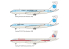 Roden maquette avion 338 Boeing 707-321 1/144