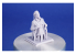 CMK Personnage resine F48408 Commandant de char britannique de la Seconde Guerre mondiale demi-figure 1/48