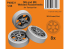 Special Hobby 3D Print P48031 Roues de route soudées M5 et M8 kit Tamiya 1/48