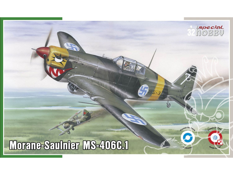 Special Hobby maquette avion 32019 Morane-Saulnier MS-406C.1 HI-TECH 1/32