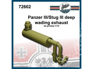FC MODEL TREND accessoire résine 72602 Panzer III / StuG III échappement pour passage a gué profond 1/72