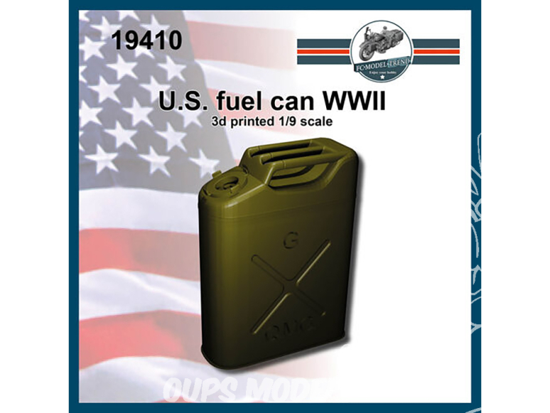 FC MODEL TREND maquette résine 19410 Bidon de carburant U.S. WWII 1/9