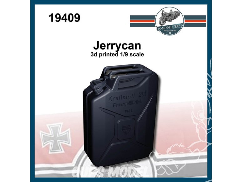 FC MODEL TREND maquette résine 19409 Jerrycan Allemand WWII 1/9