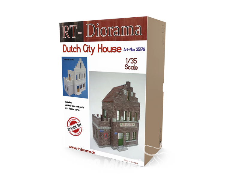 RT-Diorama 35176K Maison de ville néerlandaise Ceramic 1/35