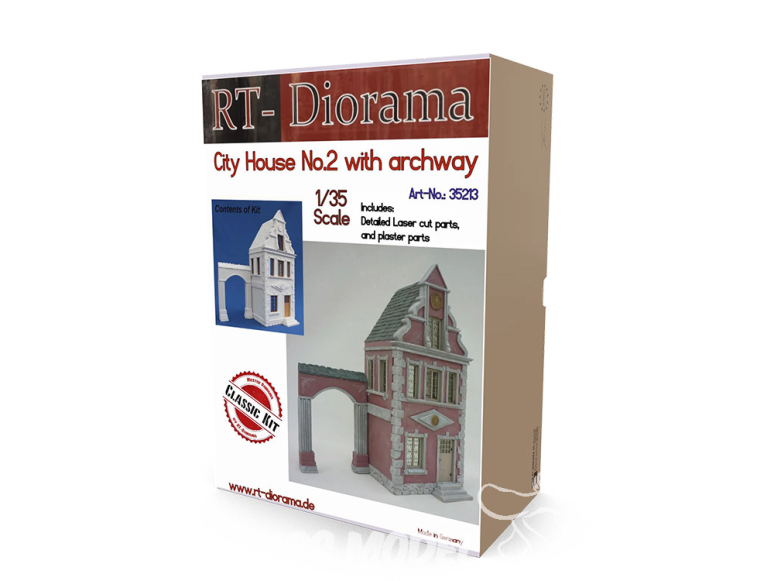 RT-Diorama 35213 Maison de ville n° 2 avec arche 1/35
