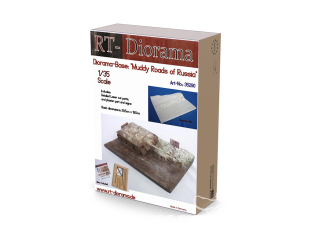 RT-Diorama 35290 Socle de diorama des routes boueuses de Russie char non inclus 1/35