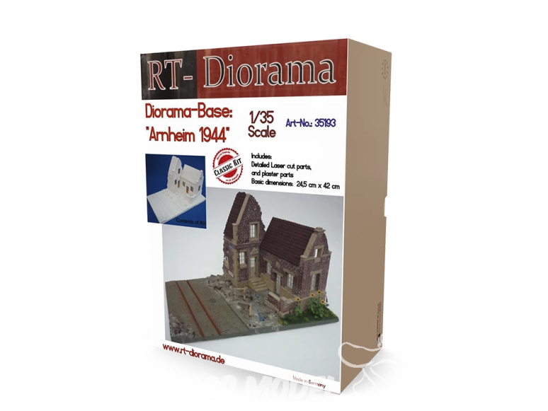 RT-Diorama 35193 base de diorama Arnheim 1944 1/35