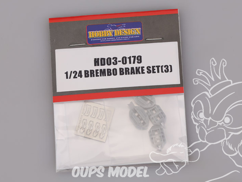 Hobby Design amélioration HD03-0179 Set d'étriers de frein Brembo 3 1/24