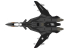 Hasegawa maquette 65870 Macross Plus VF-19A SVF-440 Dullahans avec Fast Pack et missile à haute manœuvrabilité 1/72