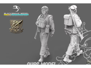 Blacksnake Model figurine K-13-72 Soldat commando Kieffer figurine 13 Opérateur radio 1/72