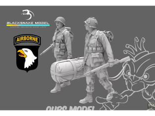 Blacksnake Model figurine ST-10/11-72 Soldat 101st Airborne figurines 10 & 11 1/72