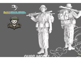 Blacksnake Model figurine SOG-06-72 Soldat MACV SOG figurine 6 1/72