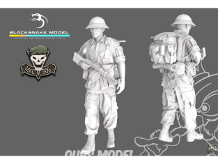 Blacksnake Model figurine SOG-07-72 Soldat MACV SOG figurine 7 1/72