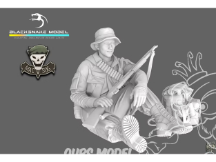 Blacksnake Model figurine SOG-12-72 Soldat MACV SOG figurine 12 1/72