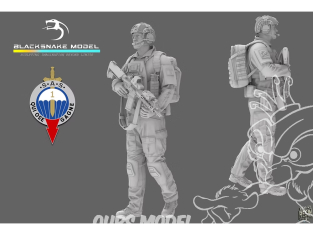 Blacksnake Model figurine SAS-02-72 Soldat Français 1er RPIMA figurine 2 1/72