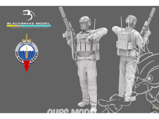 Blacksnake Model figurine SAS-05-72 Soldat Français 1er RPIMA figurine 5 1/72