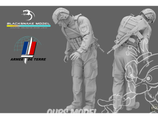 Blacksnake Model figurine FR-04-72 Soldat Français "Artilleur 02" Figurine 4 1/35