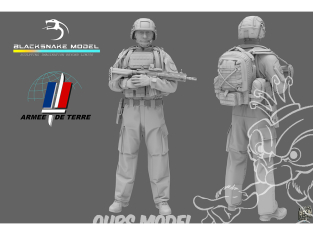Blacksnake Model figurine FR-07-72 Soldat Français Figurine 7 1/35