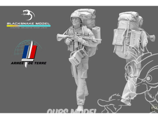 Blacksnake Model figurine FR-08-72 Soldat Français "Optic Eryx" Figurine 8 1/35