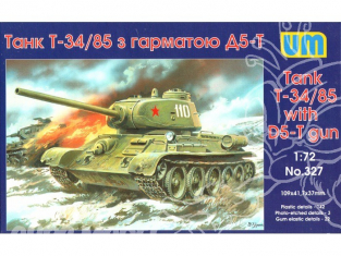 UM Unimodels maquettes militaire 327 T-34/85 MOD.1944 AVEC CANON D-5T 1/72