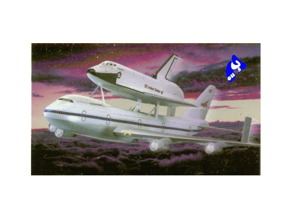 Academy maquette espace 1640 Shuttle & transporter 1/288