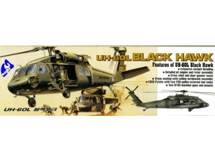 Academy maquettes avion 2192 UH-60L black Hawk 1/35