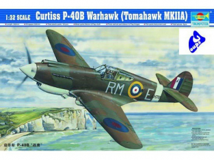 Trumpeter maquette avion 02228 Curtiss P-40B Warhawk (Tomahawk M